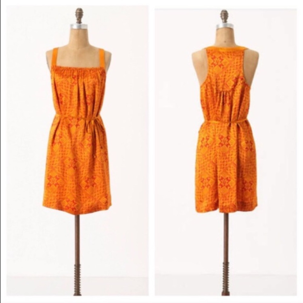 Anthropologie Lilka Silk Shift Dress 100% silk - S